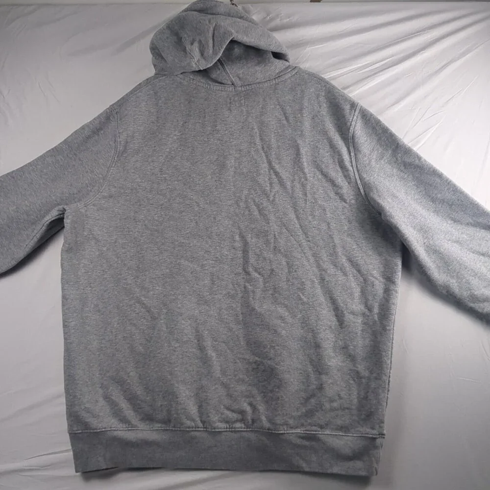 Levis Logo Spell Out Gray‎ Hoodie Mens XL Pullover Hooded Sweatshirt Standard